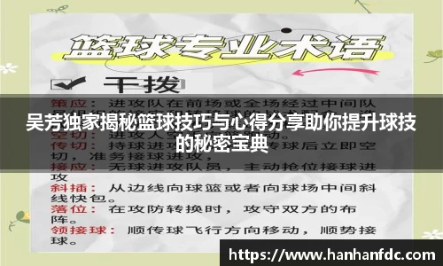 吴芳独家揭秘篮球技巧与心得分享助你提升球技的秘密宝典